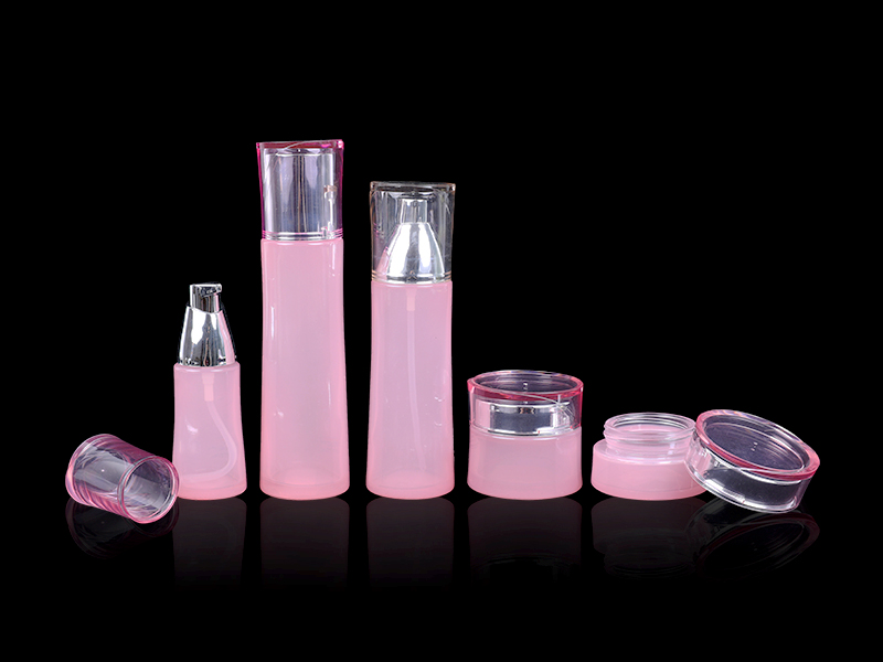 Pink Glass Bottle Set B27