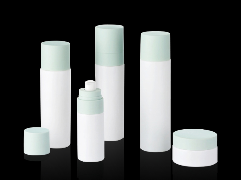 White Skin Care Product Glass Bottle Set
