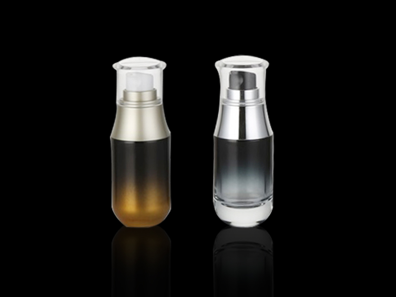 30ml Cosmetic Press Pump Glass Bottle B40